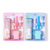 All-in-One Stationery Set with 6 Pretty Pencils + Manual Sharpener & More