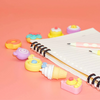 Cute 3D Sweet Dessert & Ice Cream Eraser Set | Cute Non-Toxic Rubber Erasers for Return Gifts