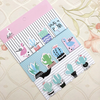 Cactus & Flamingo Magnetic Bookmarks Set of 4Pcs