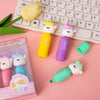 6-in-1 Unicorn Highlighters | Colorful Notes, Happy Vibes