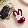 Handcrafted Pipe Cleaner Bunny Keyring