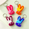 Handcrafted Pipe Cleaner Bunny Keyring