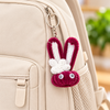 Handcrafted Pipe Cleaner Bunny Keyring