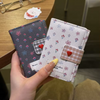 Handmade Floral Print Trifold Wallet | Compact Mini Fabric Purse with Heart Clasp & Lanyard