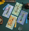 Vintage Art Metal Bookmark | Van Gogh & Monet Hollow Brass Bookmark with Tassel