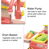 Kitchen Dishwasher Playset (42 Pcs Kitchen Sink Toy)