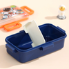 Leak-Proof School Lunch Box 530ml  with Sauce Jar & Partition Divider