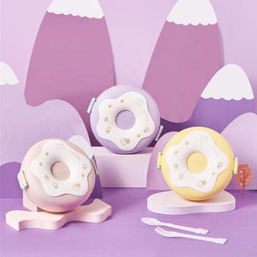 Cute Donut-Shaped Lunch Box