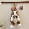 Plush Bunny Doll Backpack with Floral Bow