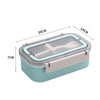 Yum Yum 2 Grid Stainless Steel Lunch Box - 650ml