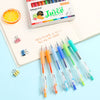 12-Color Smooth Gel Pen Set (0.5mm) - Vibrant & Versatile