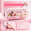 3D Double-Layer Cartoon Pencil Case – Fun & Functional