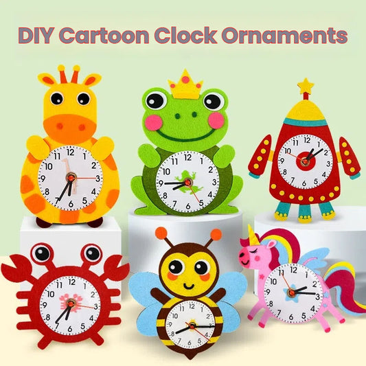 DIY Handmade Cartoon Clock – Fun Kids’ Craft & Learning Gift