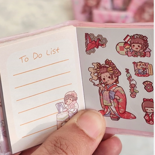 Kawaii Girl Theme Mini Sticker Book