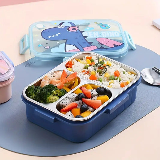 Dino & Unicorn Stainless Lunch Box