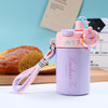 Cute Cartoon Double Drink Stainless Steel Sipper