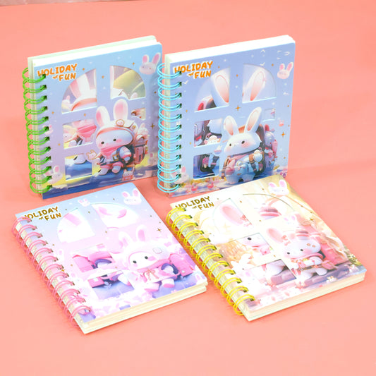 Holiday Fun Space Spiral Mini Diary