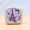 Paris-Themed Mini Square Coin Pouch