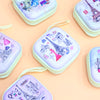 Paris-Themed Mini Square Coin Pouch