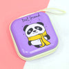 Panda Mini Square Metal Coin Pouch