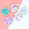 Flamingo Square Metal Coin Pouch