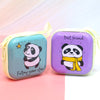 Panda Mini Square Metal Coin Pouch
