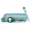Adorable Dino Pouch With Multicolor Pen & Keychain