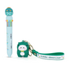 Adorable Dino Pouch With Multicolor Pen & Keychain