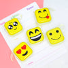 Cute Square Emoji Coin Pouch