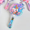Fruit Shaped Unicorn Glitter Hairbrush/Comb
