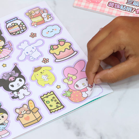 Dress Up Decoration Sticker Book | Sanrio series