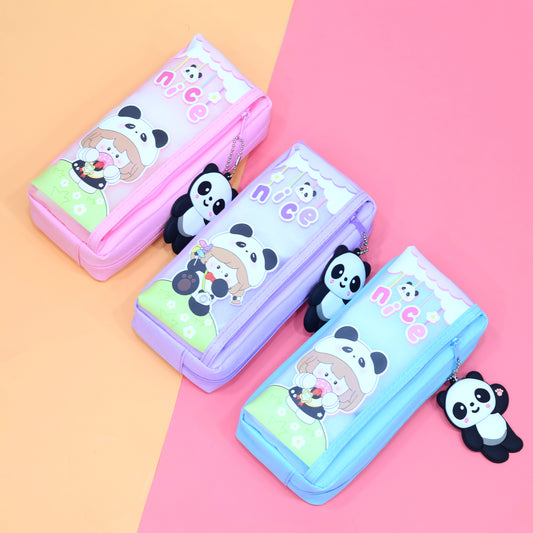 Cute Panda Girl Pencil Pouch