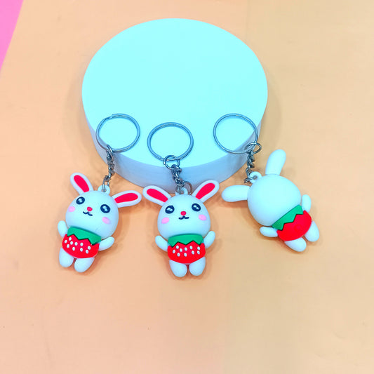Cute Bunny Keychain
