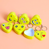 Mini Heart Smiley Tin Box keychain