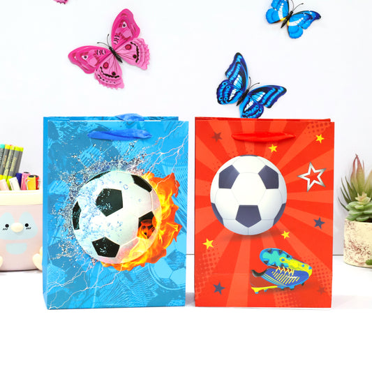 Football Theme 3D Paper Gift Bags