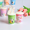 Cute Cartoon Smoothie Cup Shaped Wet Wipes