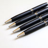 Personalized Silver-Touched Black Pen - Corporate & Personal Gift