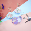 Unicorn Heart Mini Tin Box Keychain