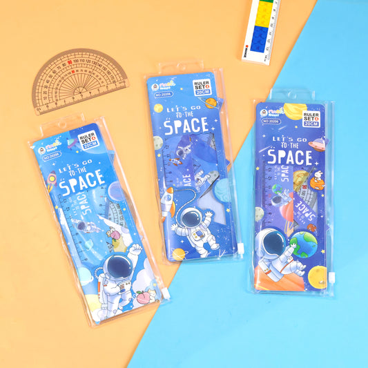 Astro Space Geometry Ruler Set of 4 Pcs | 20 Cm