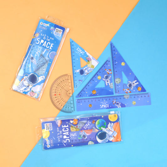 Astro Space Geometry Ruler Set of 4 Pcs | 20 Cm