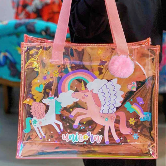 Unicorn Holographic Tote Bag