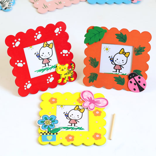 Kids Colorful Wooden Photo Frame
