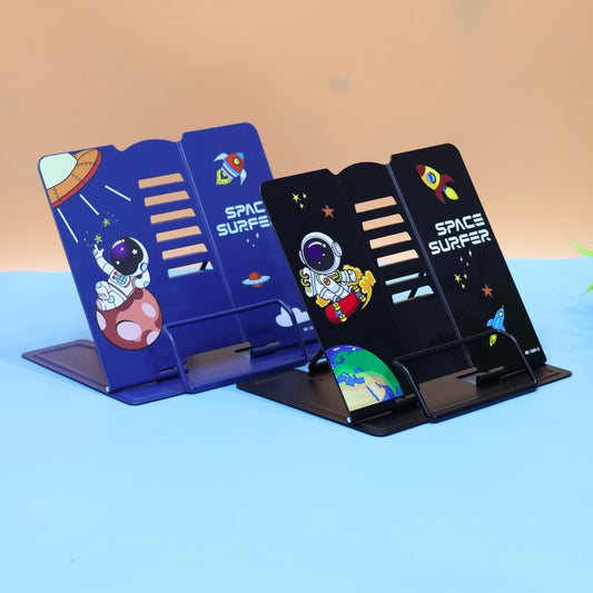 Space Adjustable Portable/Foldable Book Stand Holder