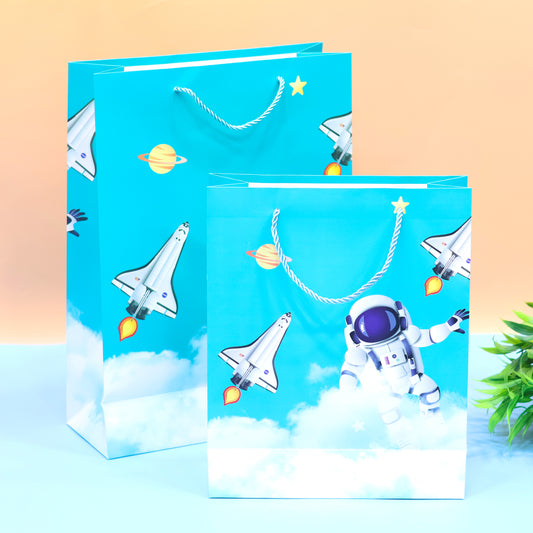 Premium Astronaut Space Theme Bag -  Perfect for Presenting Gifts
