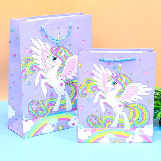 Premium Unicorn Theme Bag -  Perfect for Presenting Gifts