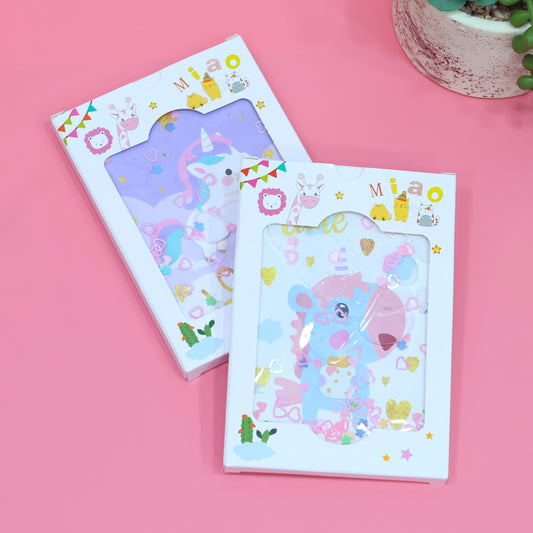 Mini Glittered water Diary/Notebook