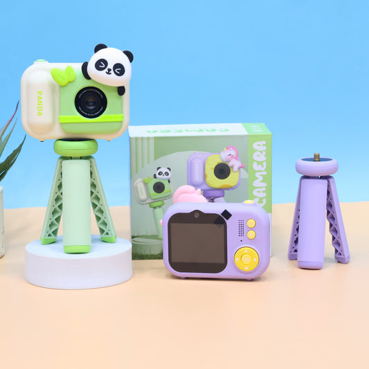 Unicorn & Panda Design Cute Mini Vlog Camera