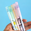 Cartoon Erasable Gel Pen Pack of 5pcs