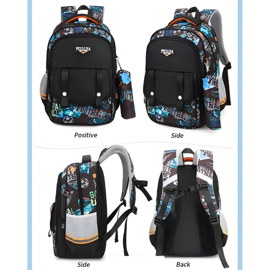 Kids School Bag | Lightweight Sports Backpack with Pencil Case