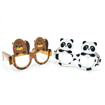 DIY Animal Cardboard Paper Glasses for Kids
